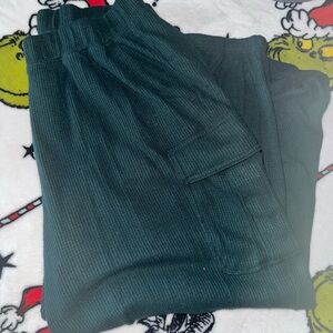 aerie Super Soft Waffle- Knit High Rise Joggers